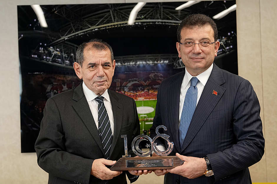 Ekrem İmamoğlu, Dursun Özbek’i ziyaret etti