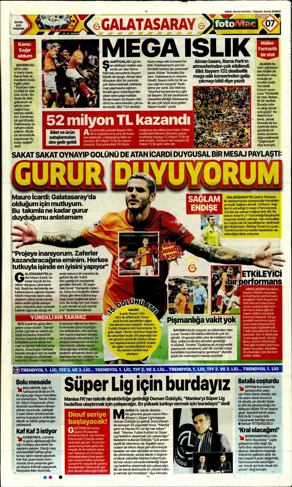 "Okan hoca haklıymış!" | Sporun manşetleri (26 Ekim 2023) - 13 "Okan hoca haklıymış!" | Sporun manşetleri (26 Ekim 2023) - 13