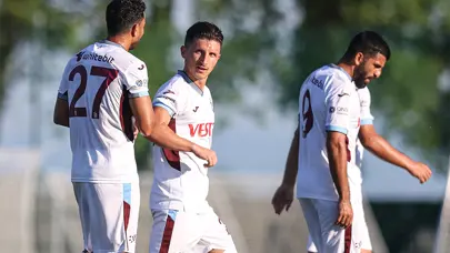 Trabzonspor-Mol Fehervar maçında 4 gol var, galip yok