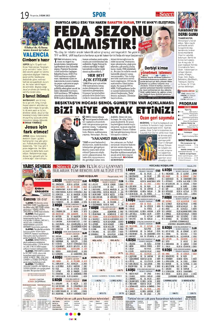 Sporun Manşetleri (5 Ocak 2023) - 25
