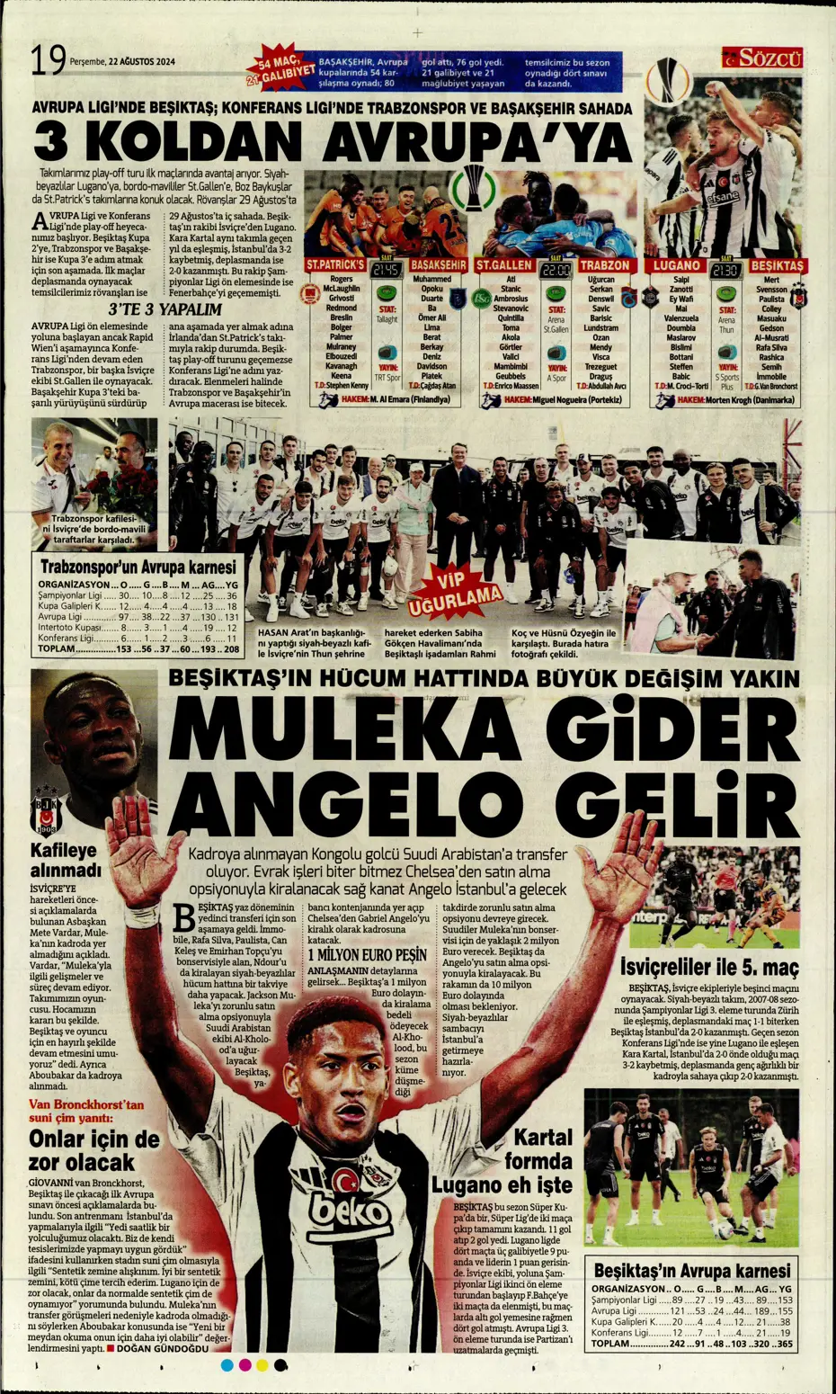"Batman bile kurtaramadı" | Sporun manşetleri (22 Ağustos 2024) - 28 "Batman bile kurtaramadı" | Sporun manşetleri (22 Ağustos 2024) - 28