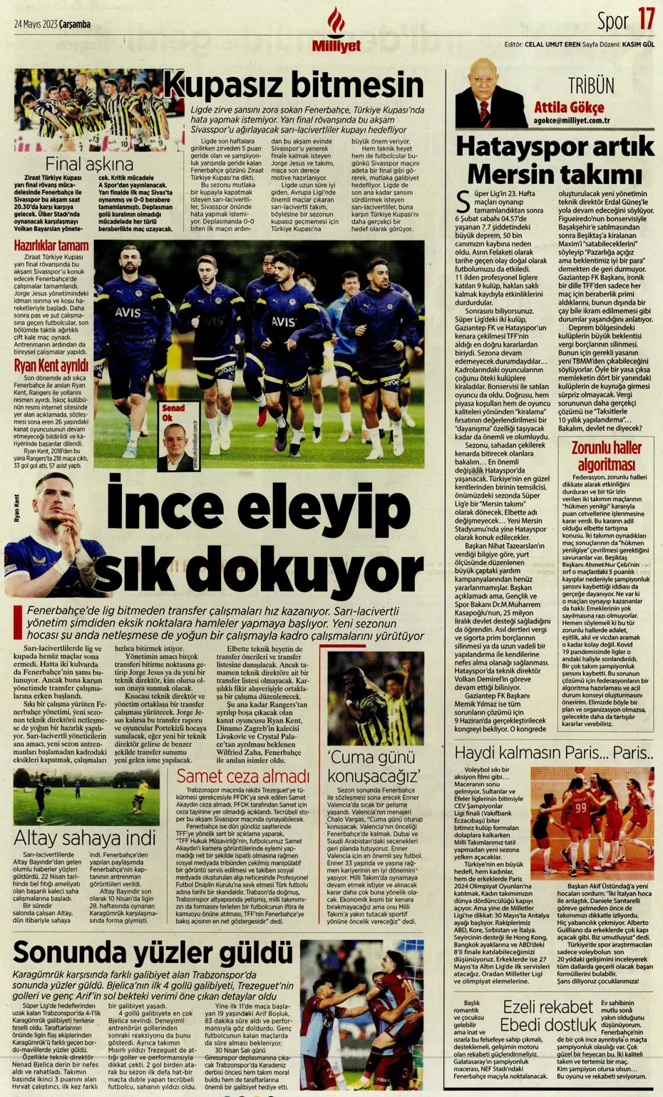 "Aslan'da taarruz başladı" | Sporun Manşetleri - 15