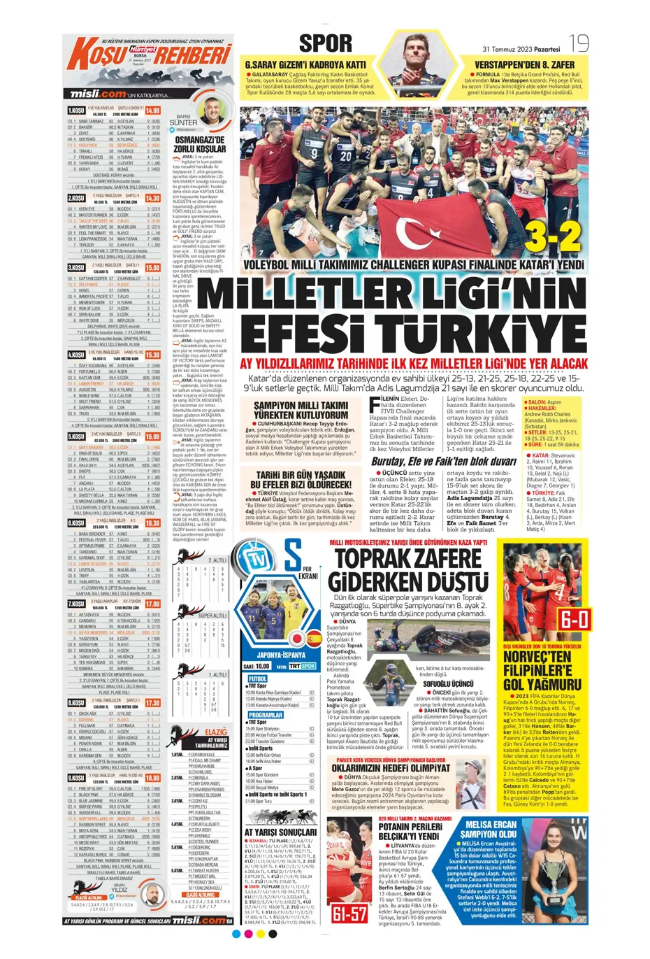 "Zaha'nın rövanşı Felix" | Sporun Manşetleri (31 Temmuz 2023) - 18