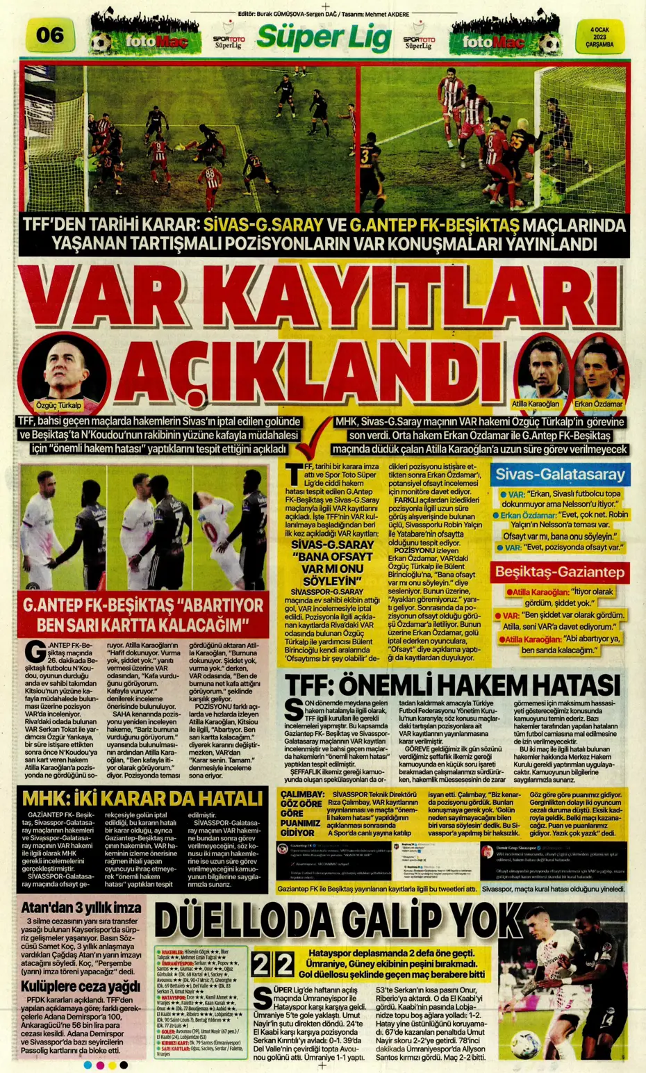 Sporun Manşetleri (4 Ocak 2023) - 16