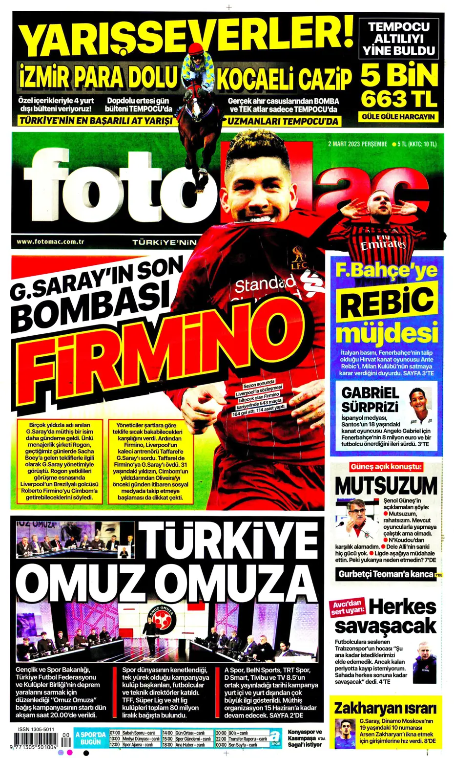 "Moura'da heyecanlı bekleyiş" | Sporun Manşetleri - 8