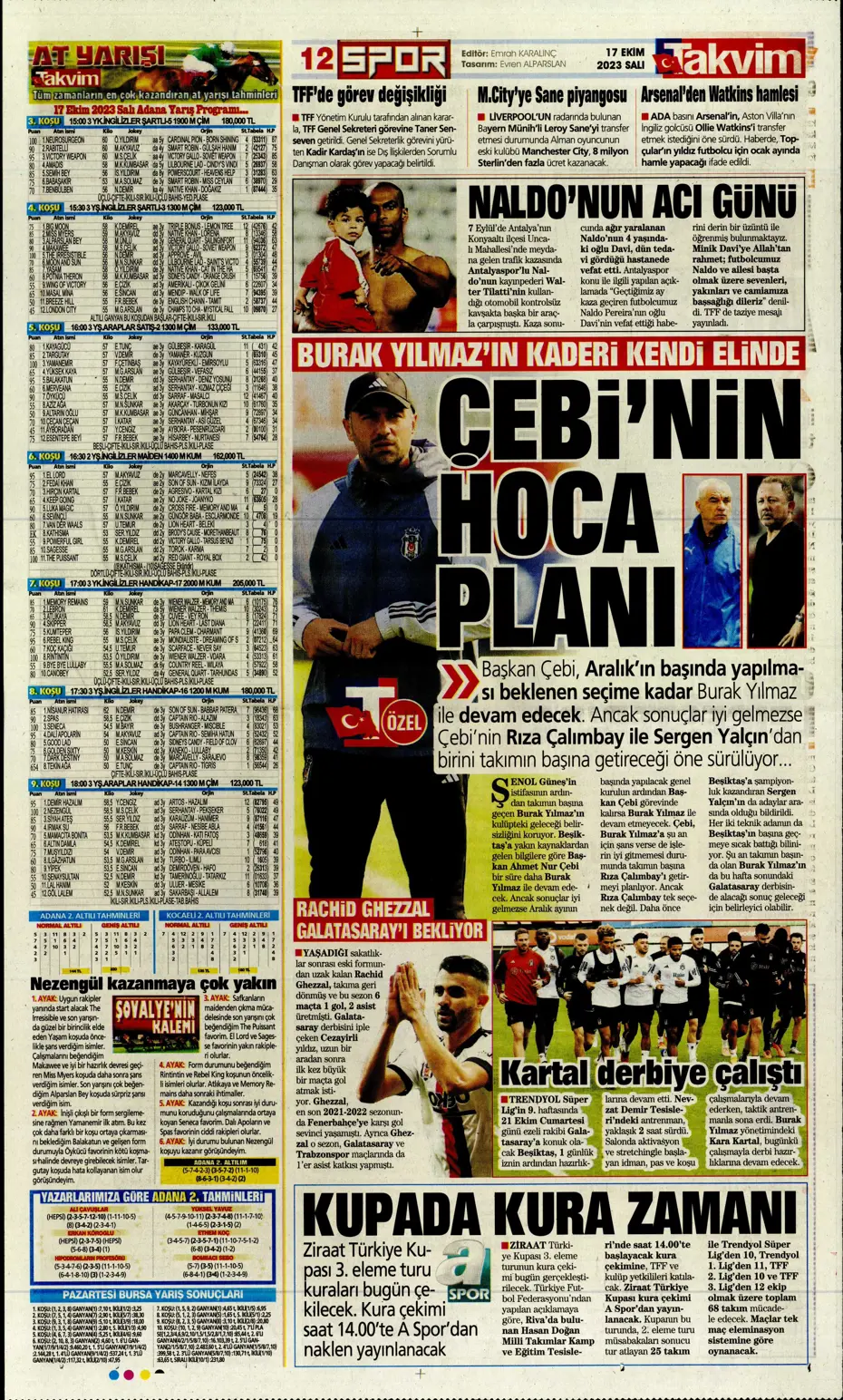 "Türk duvarı Abdülkerim Bardakcı" | Sporun manşetleri (17 Ekim 2023) - 32 "Türk duvarı Abdülkerim Bardakcı" | Sporun manşetleri (17 Ekim 2023) - 32