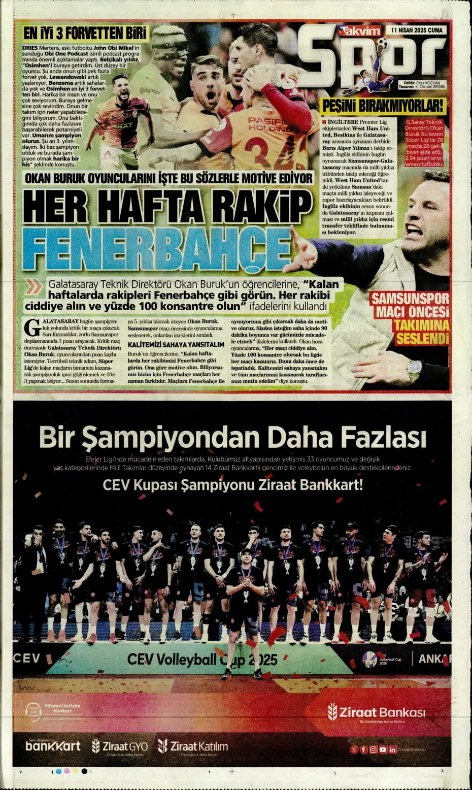 "Real Madrid'den Mourinho hamlesi" | Sporun manşetleri - 31