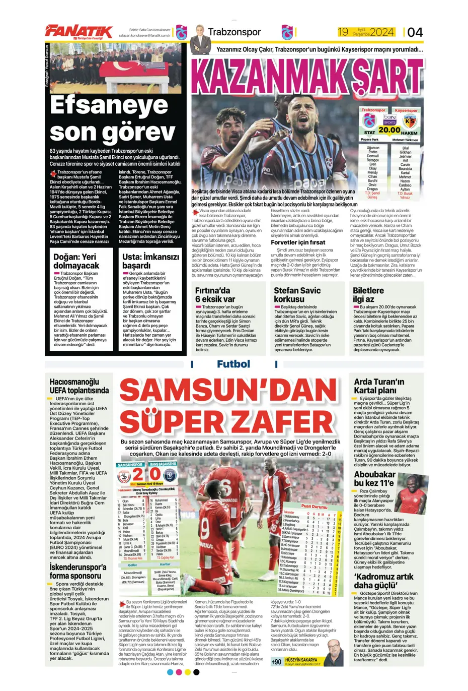 "Jose Mourinho'dan derbiye özel taktik" | Sporun manşetleri - 8