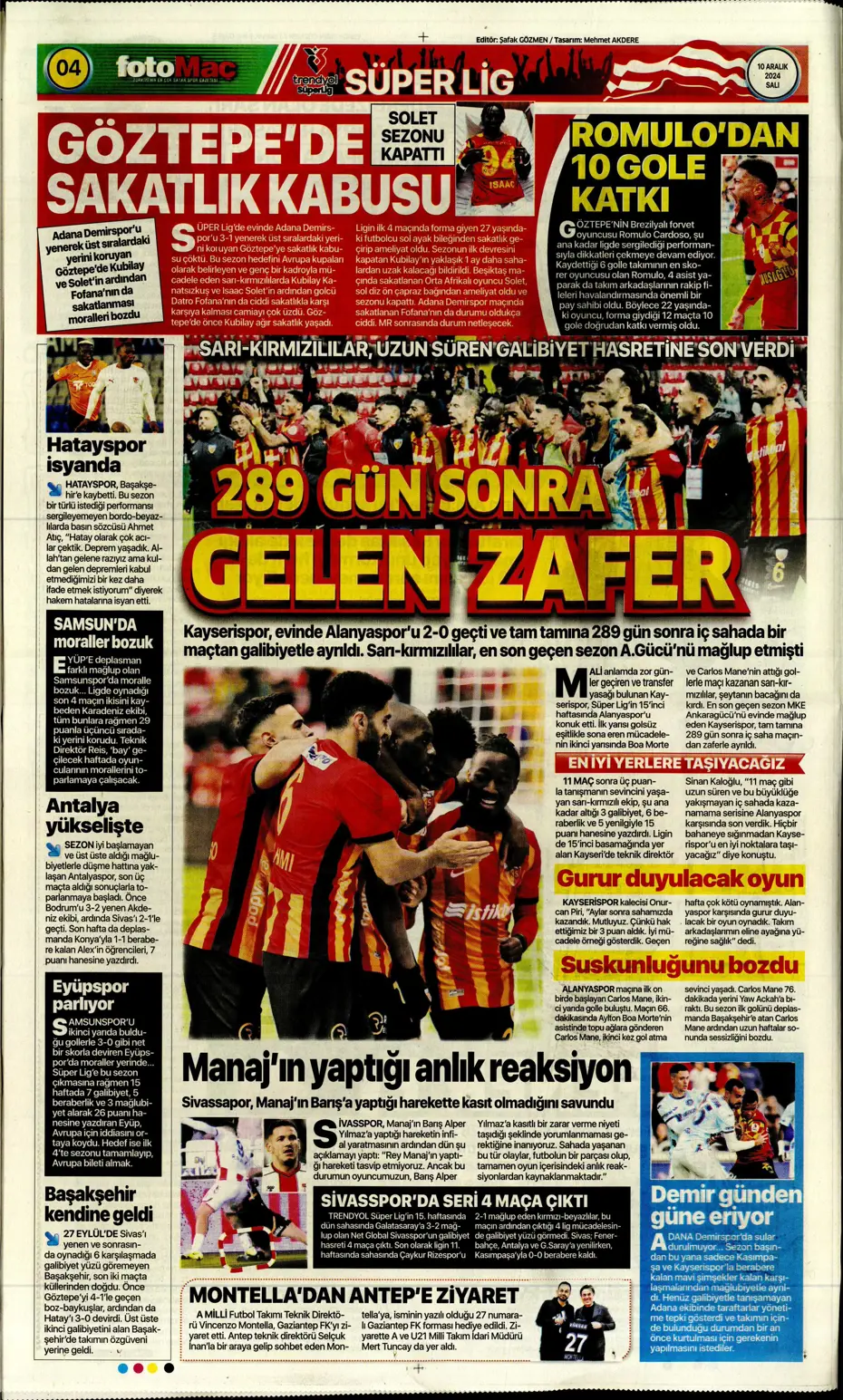 "Orban'ı Osimhen getiriyor" | Sporun manşetleri - 10