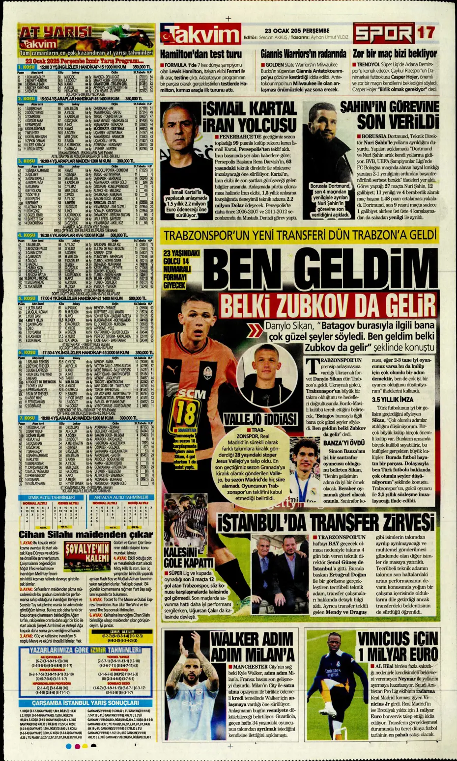 "Kartal şovla döndü" | Sporun manşetleri - 31 "Kartal şovla döndü" | Sporun manşetleri - 31