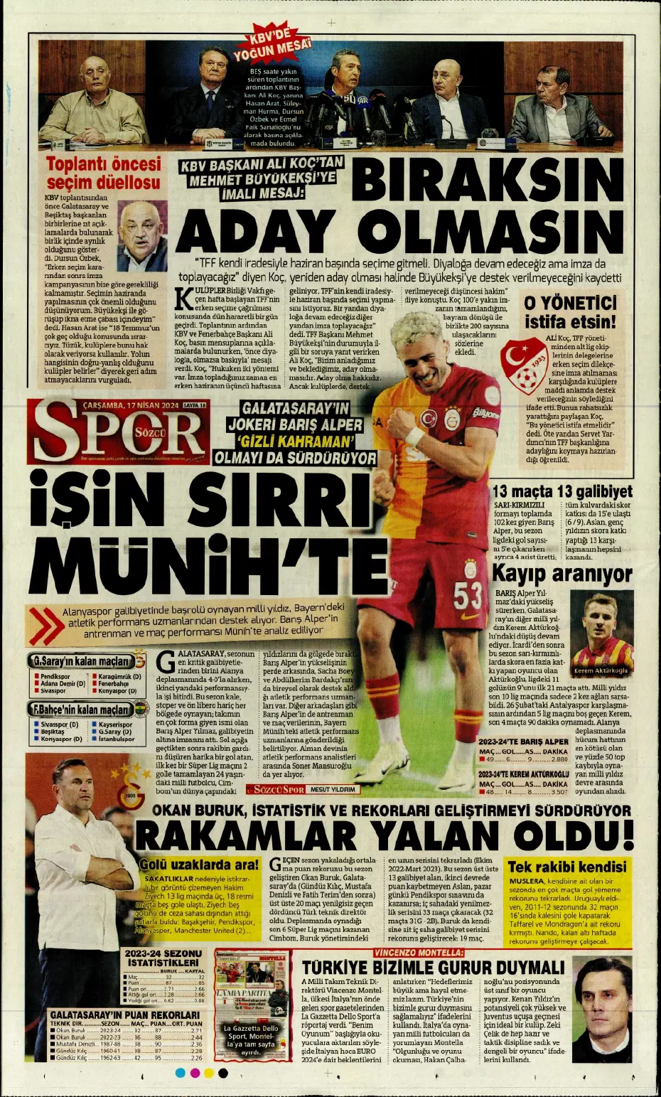 "Fenerbahçe ve Galatasaray'ın Barreiro kapışması" | Sporun manşetleri - 19