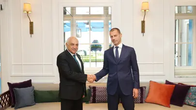 TFF Başkanı Büyükekşi ve Ceferin bir araya geldi