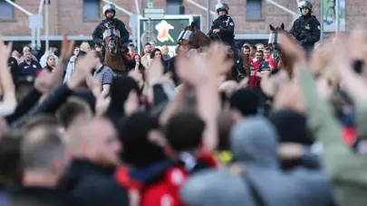 Fransa'da polisle Lille taraftarları arasında arbede çıktı