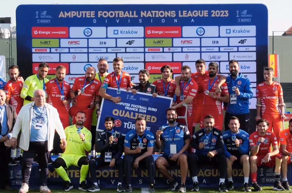 Ampute Futbol Milli Takımı, Avrupa Şampiyonası'na katılmaya hak kazandı