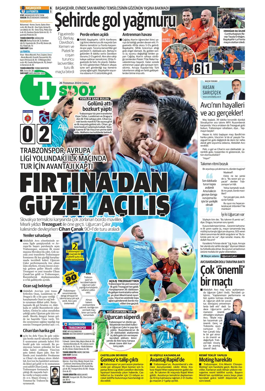 "Anderson Talisca savaşı" | Sporun manşetleri - 34