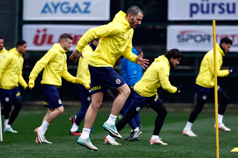 Leonardo Bonucci, Fenerbahçe'de ilk antrenmanına çıktı