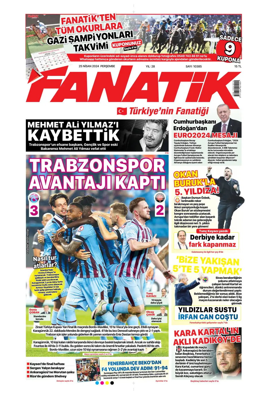 "Yeni sezona yeni Fenerbahçe" | Sporun manşetleri - 2