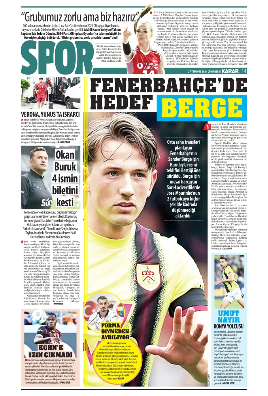 "Rodrigo Becao'ya Lyon kancası" | Sporun manşetleri - 18