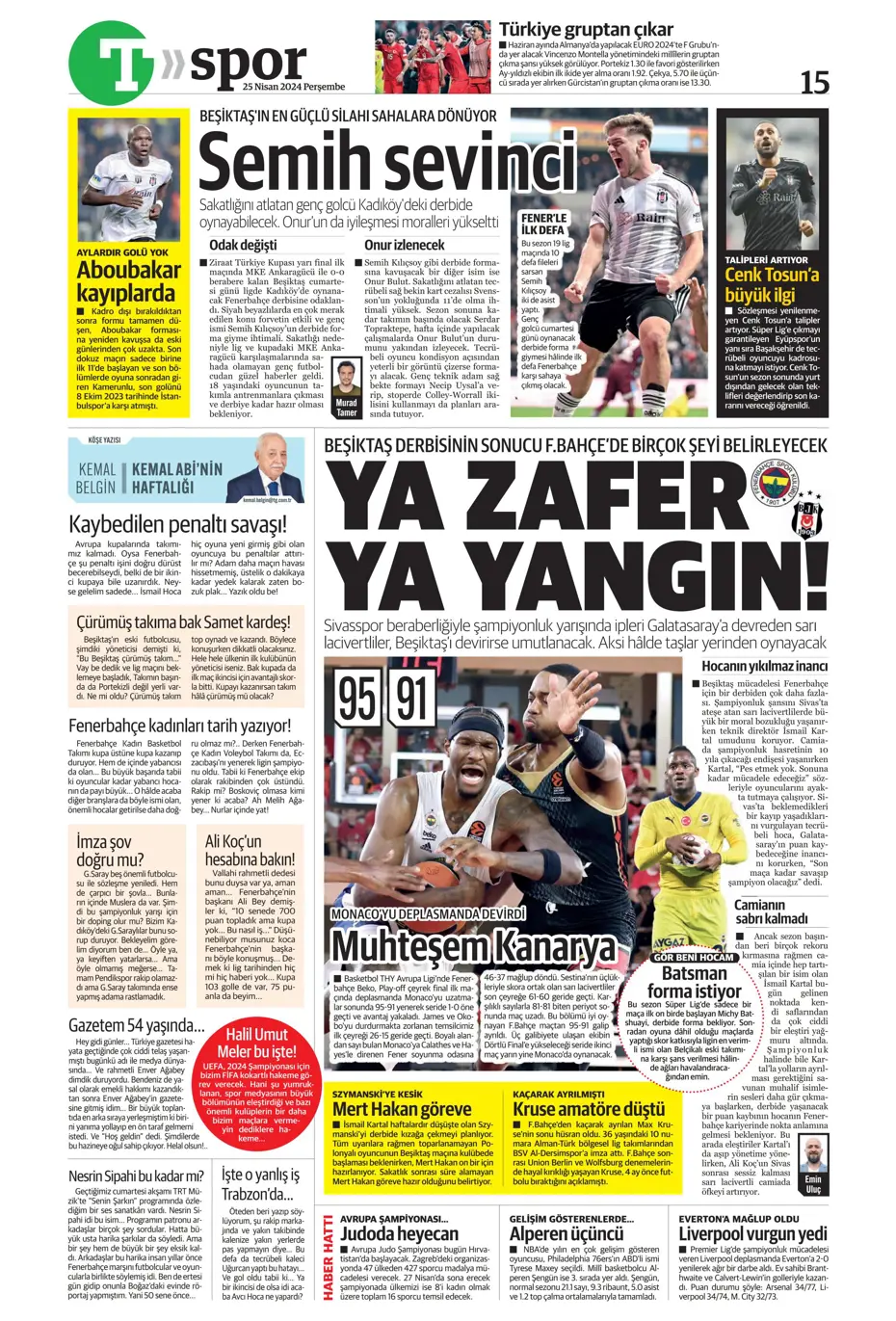 "Yeni sezona yeni Fenerbahçe" | Sporun manşetleri - 38