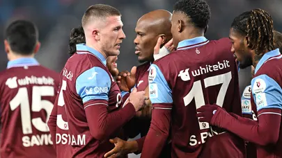 (Maç özeti) Trabzonspor'dan kritik galibiyet: Yenilmezlik serisi 4 maça çıktı