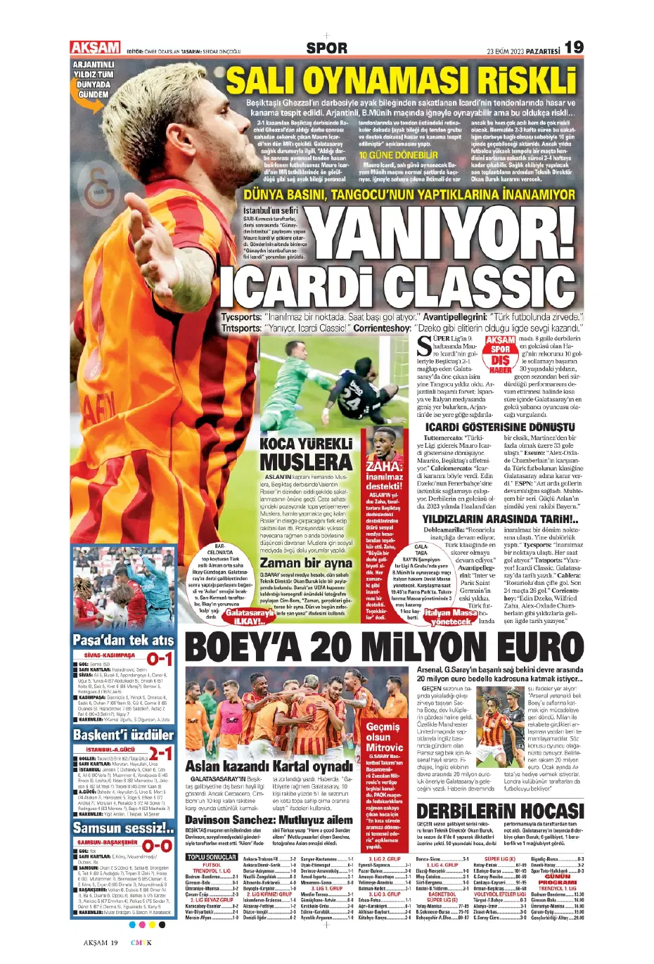 "Rekorları kıra kıra zirvede" | Sporun manşetleri (23 Ekim 2023) - 2 "Rekorları kıra kıra zirvede" | Sporun manşetleri (23 Ekim 2023) - 2