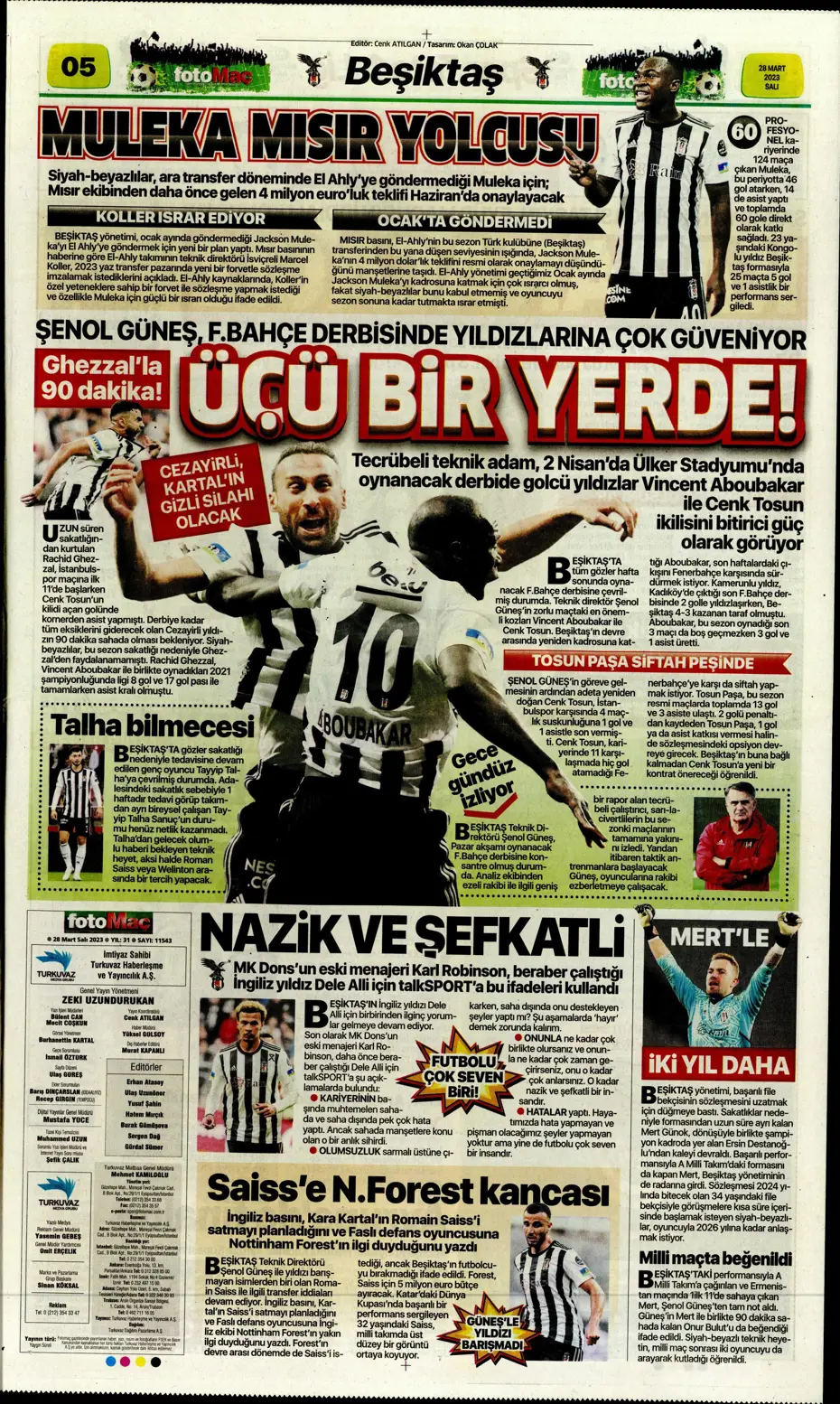 "Vurduğumuz gol olsun" - Sporun manşetleri - 15