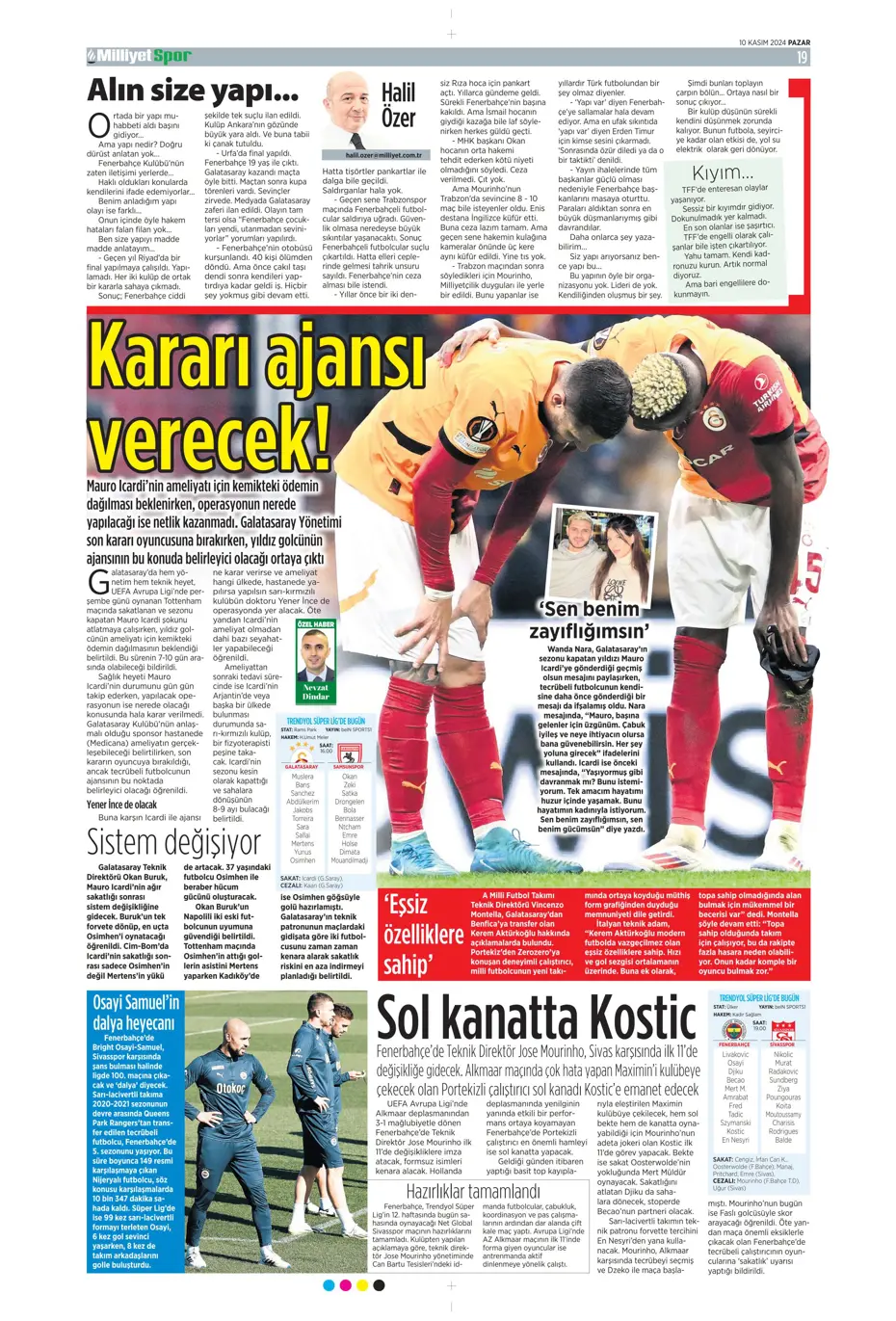 "Cimbom devleri gölgesinde bıraktı" | Sporun manşetleri (10 Kasım 2024) - 17