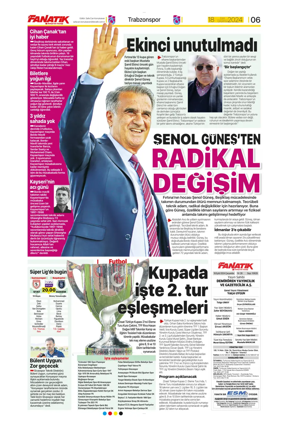 "Jose Mourinho'dan derbi kararı" | Sporun manşetleri - 8 "Jose Mourinho'dan derbi kararı" | Sporun manşetleri - 8