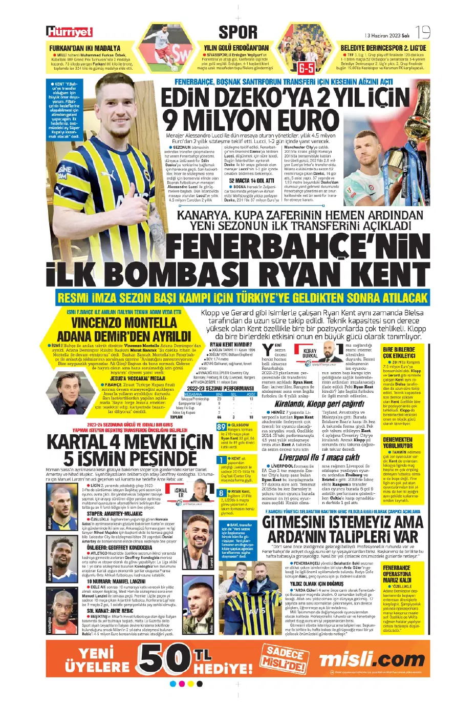 "Dembele hamlesi" | Sporun Manşetleri - 11 "Dembele hamlesi" | Sporun Manşetleri - 11