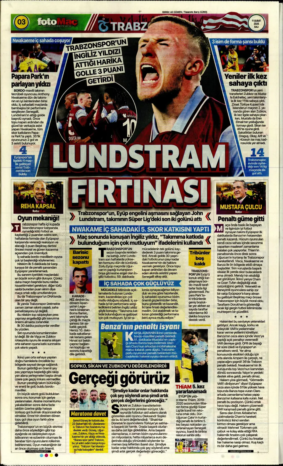 "Sezon sonu Fati" | Sporun manşetleri - 12