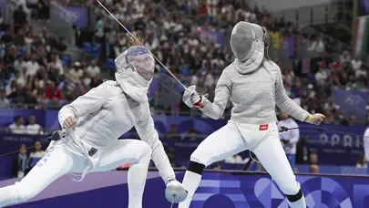 Milli eskrimci Nisanur Erbil, Paris 2024'te son 16'ya kaldı