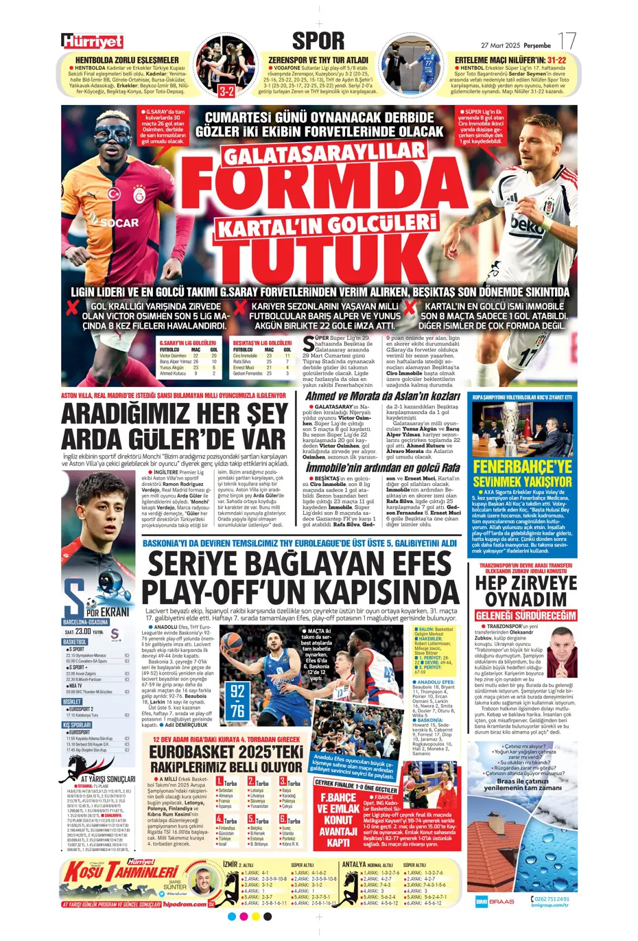 "Fenerbahçe'ye Felix teklifi" | Sporun manşetleri - 16