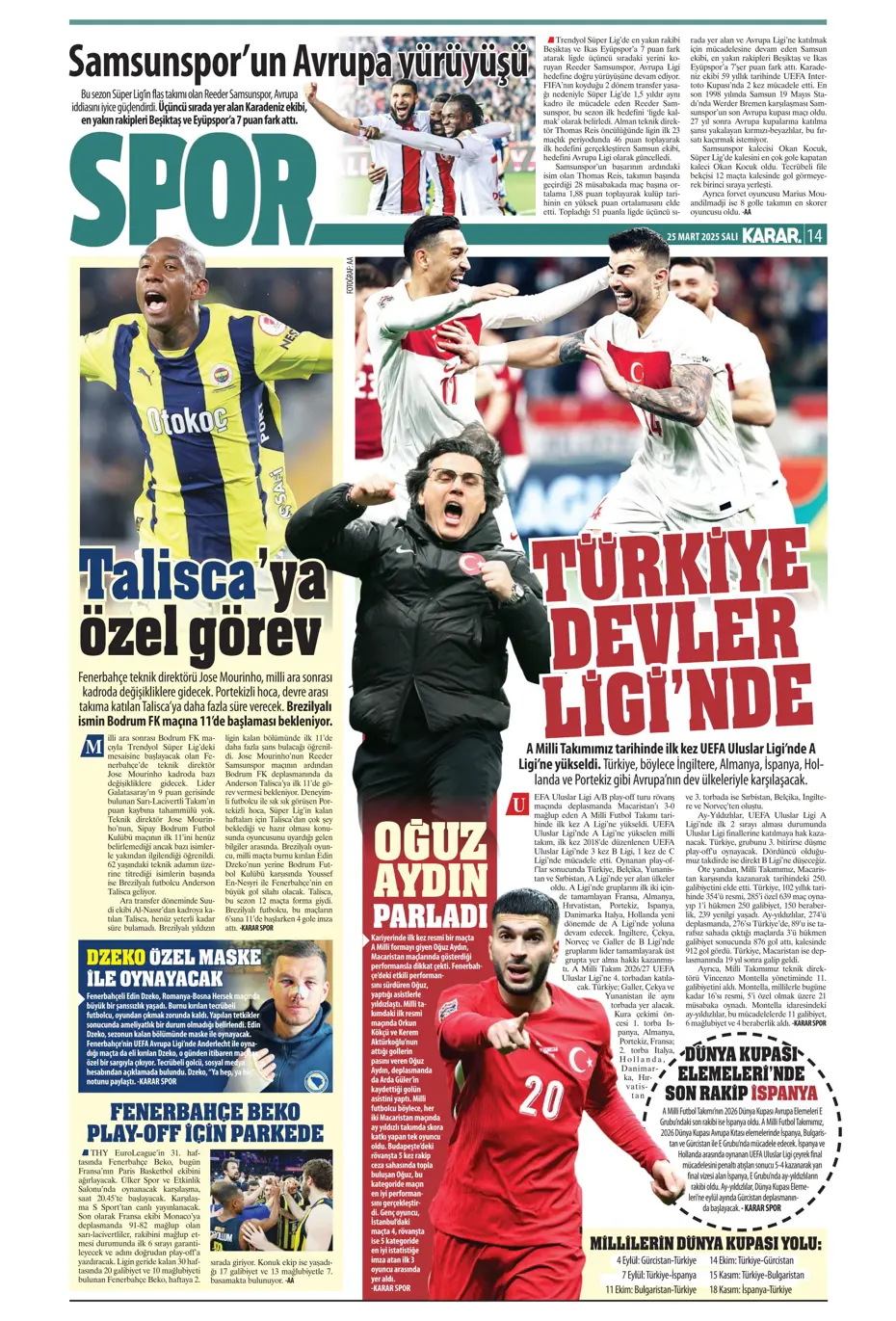 "Galatasaray'dan Osimhen'e çılgın teklif" | Sporun manşetleri - 20 "Galatasaray'dan Osimhen'e çılgın teklif" | Sporun manşetleri - 20