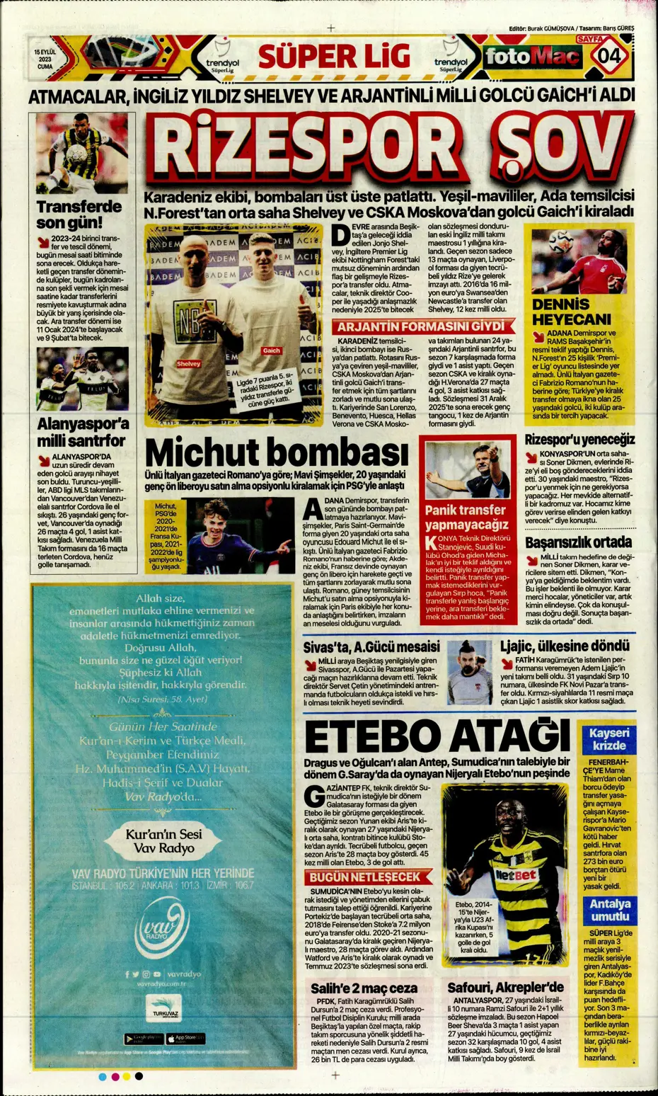 "Kartal'da Xeka seferberliği" | Sporun Manşetleri - 8