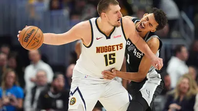 Nuggets'ın galibiyetinde Nikola Jokic 46 sayıyla yıldızlaştı