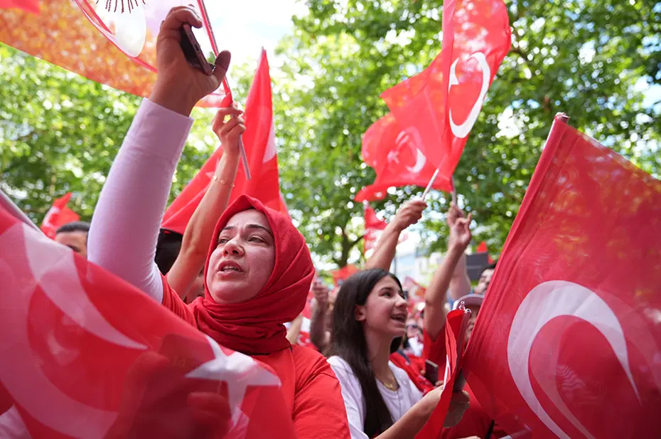 Tarihi maç öncesi Berlin'de büyük coşku, A Milli Takım'a büyük destek - 9