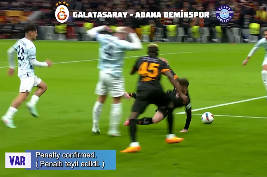 Mertens'in penaltı pozisyonu: Galatasaray-Adana Demirspor maçının VAR konuşmaları - 6