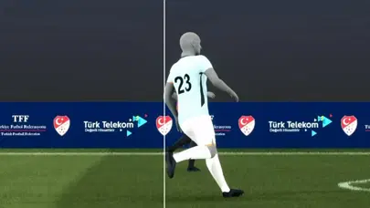 Gaziantep FK-Başakşehir maçına yarı otomatik ofsayt sistemi damga vurdu