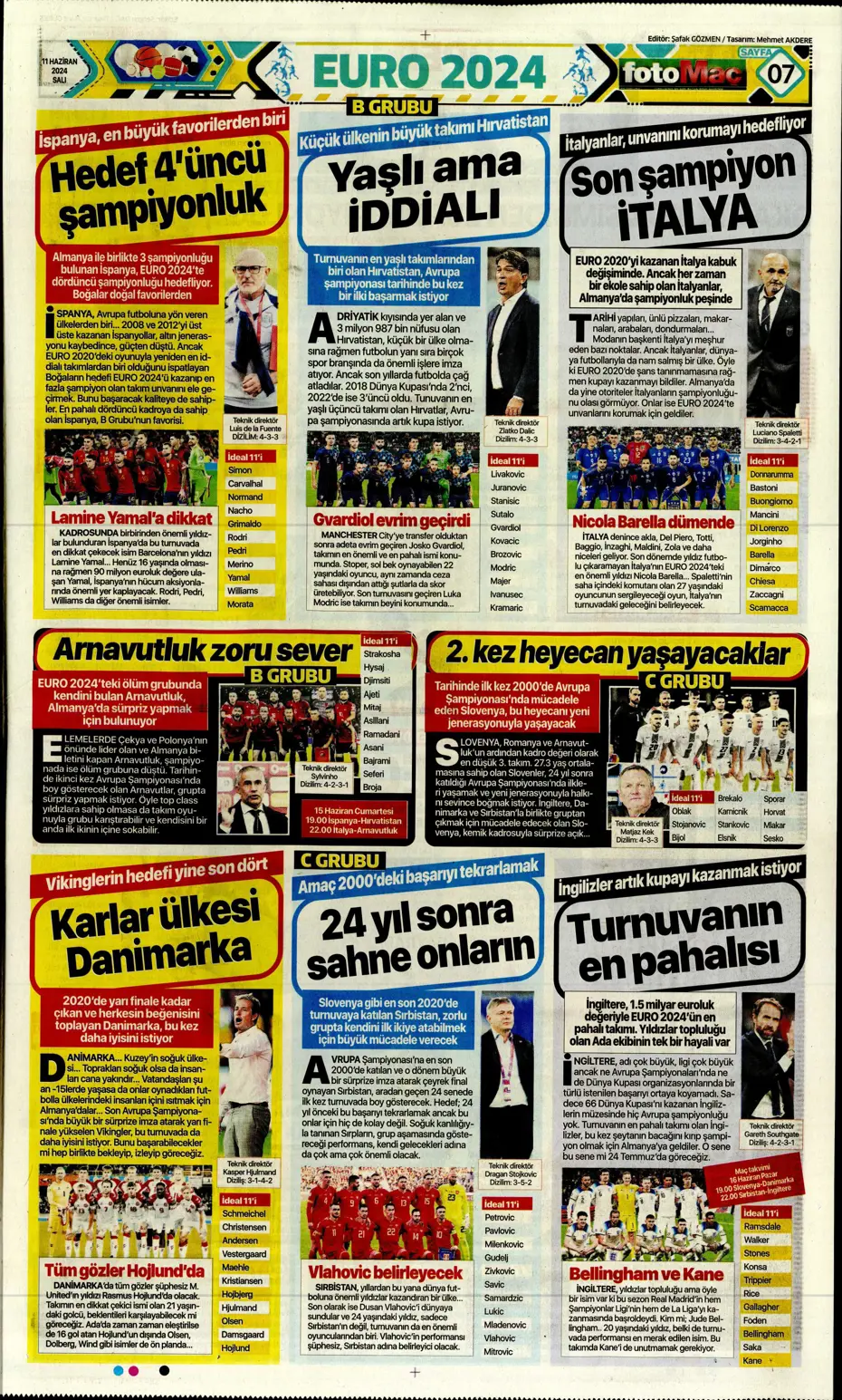 "Fenerbahçe çok ama çok büyük oynuyor'" | Sporun manşetleri (11 Haziran 2024) - 17 "Fenerbahçe çok ama çok büyük oynuyor'" | Sporun manşetleri (11 Haziran 2024) - 17