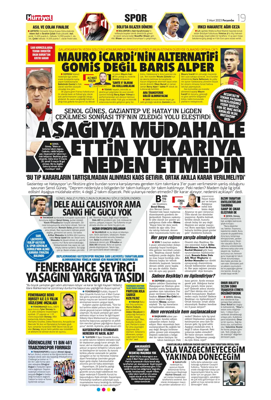 "Moura'da heyecanlı bekleyiş" | Sporun Manşetleri - 18