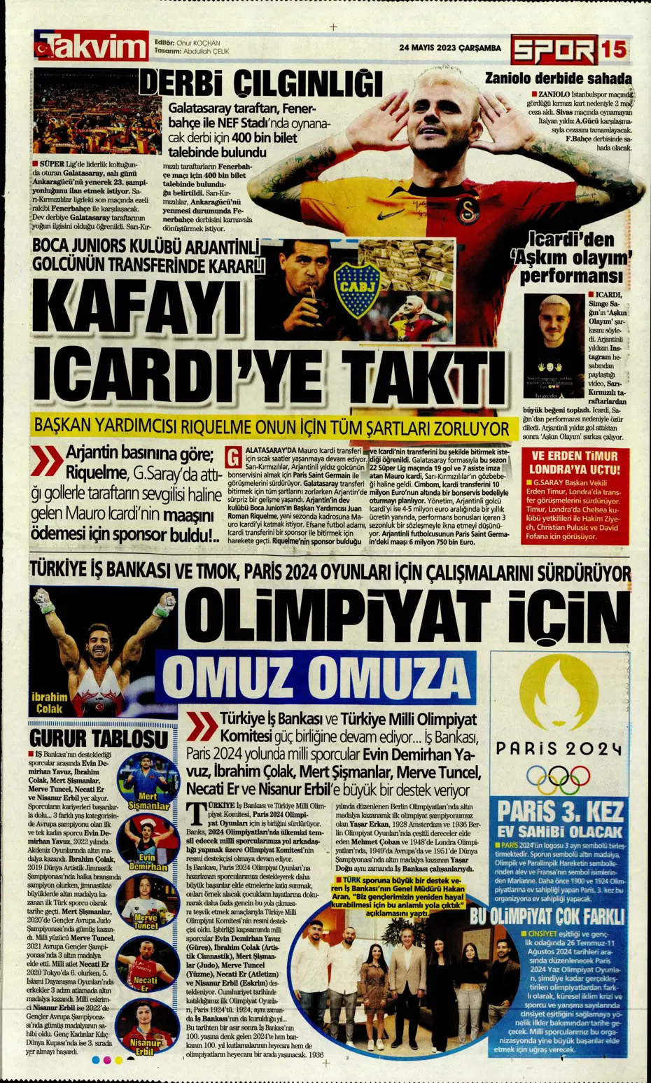 "Aslan'da taarruz başladı" | Sporun Manşetleri - 21