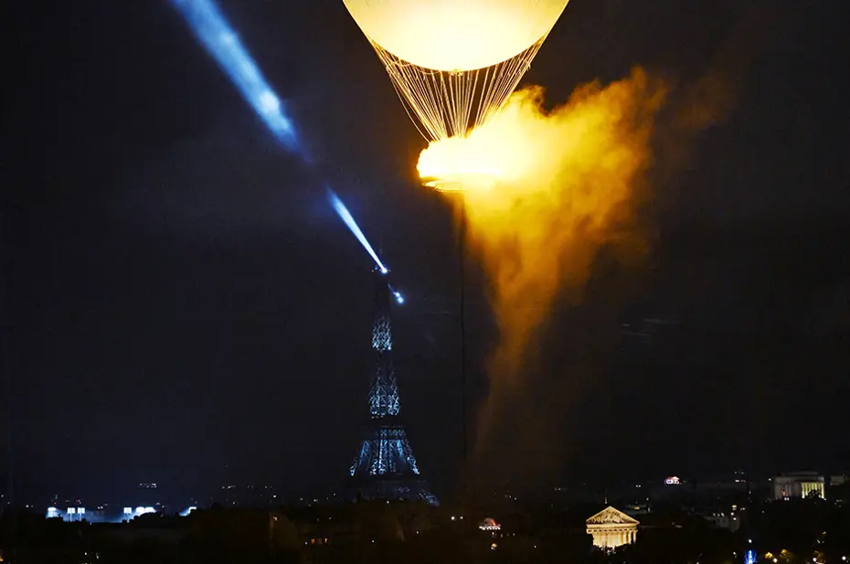 2024 Paris Olimpiyatları: Açılış töreninden kareler - 57
