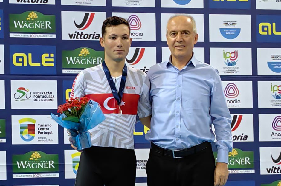 Milli bisikletçi Ramazan Yılmaz, Avrupa üçüncüsü oldu