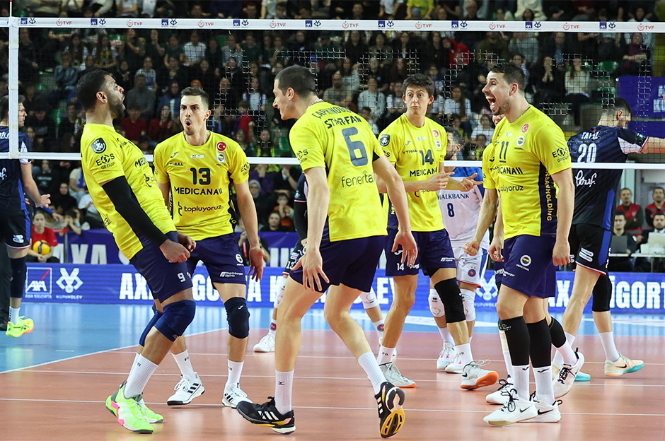 Kupa Voley'de şampiyon Fenerbahçe Medicana