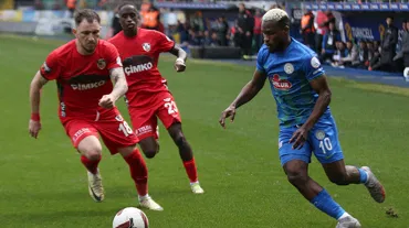 Çaykur Rizespor, Gaziantep FK'yı 3 golle geçti