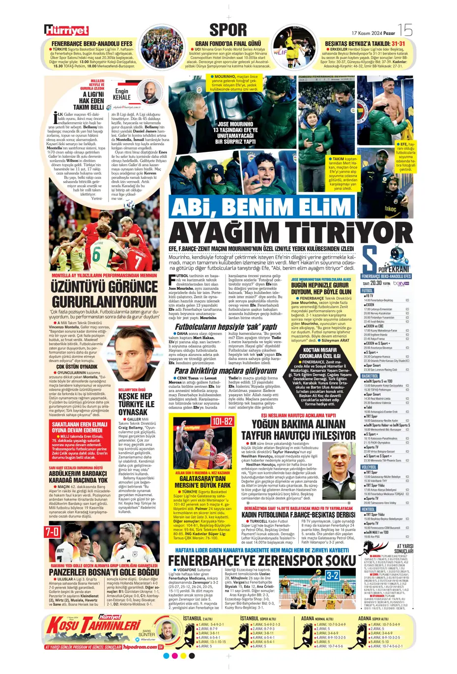 "Fenerbahçe'nin ocak ayı çilekleri" | Sporun manşetleri - 18