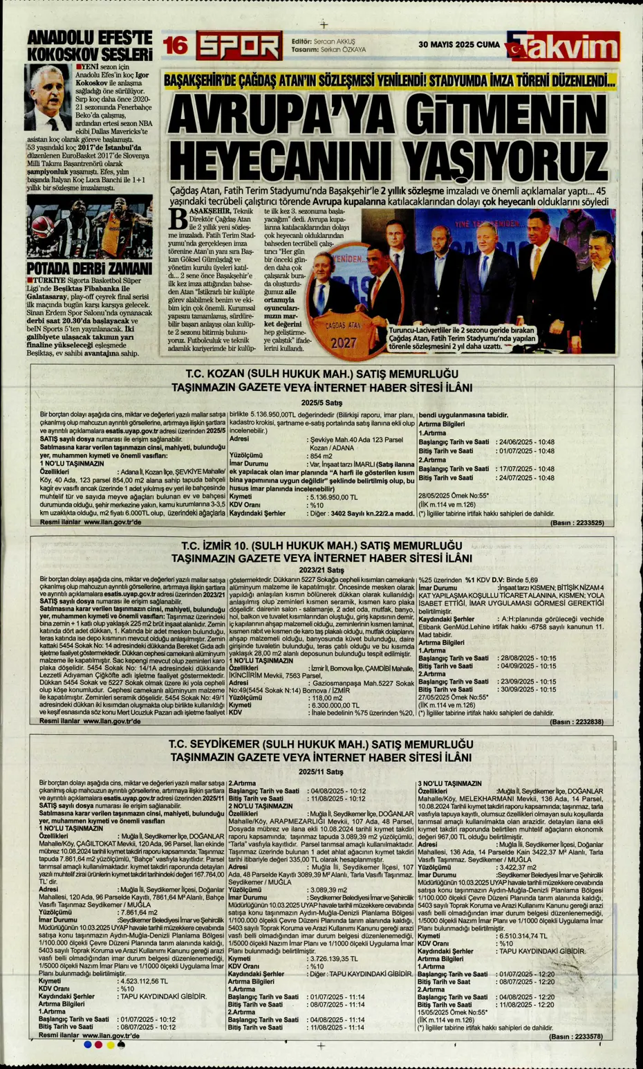 "Leroy Sane için büyük kapışma" | Sporun manşetleri - 32