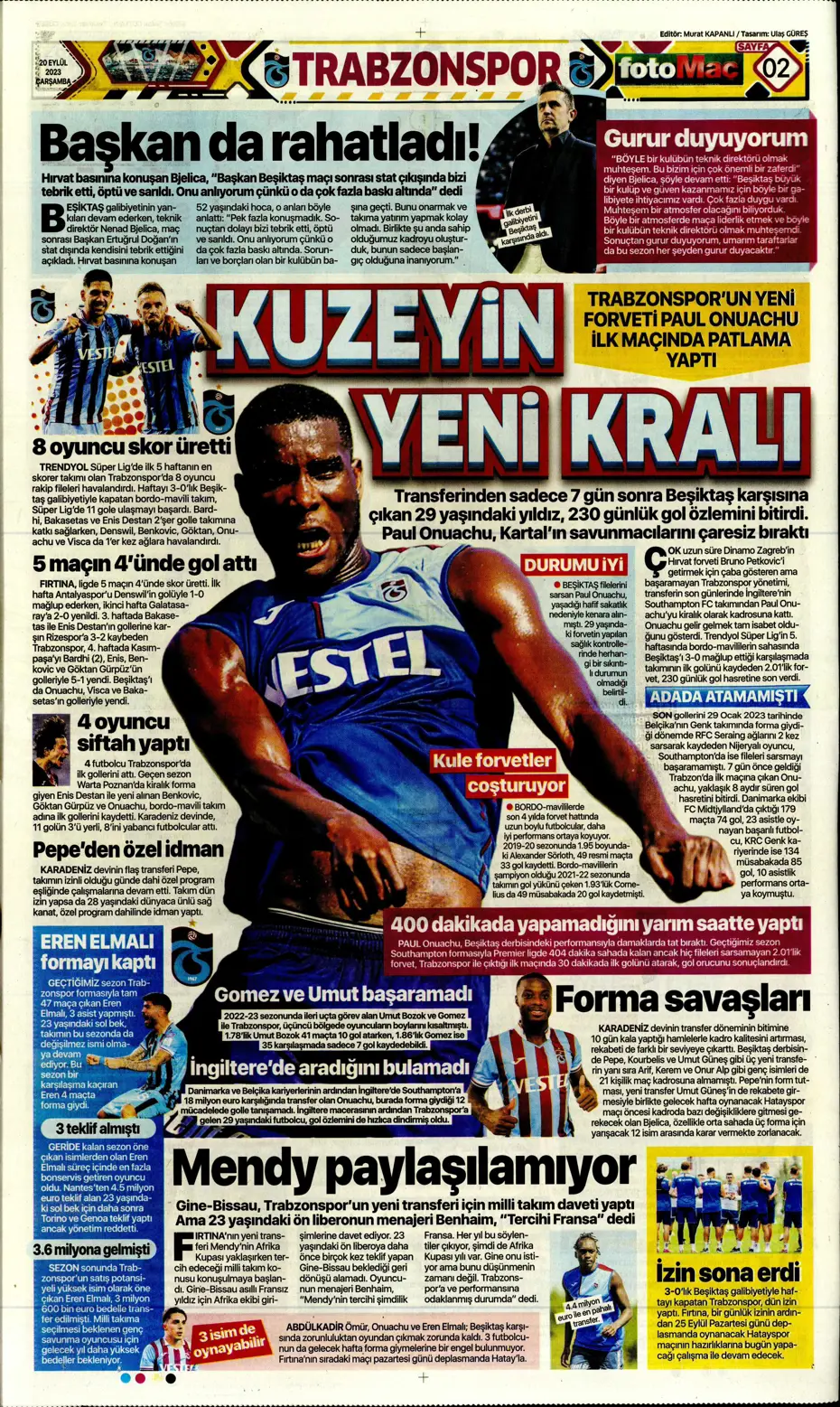 "Aslan devler sahnesinde" | Sporun Manşetleri - 10