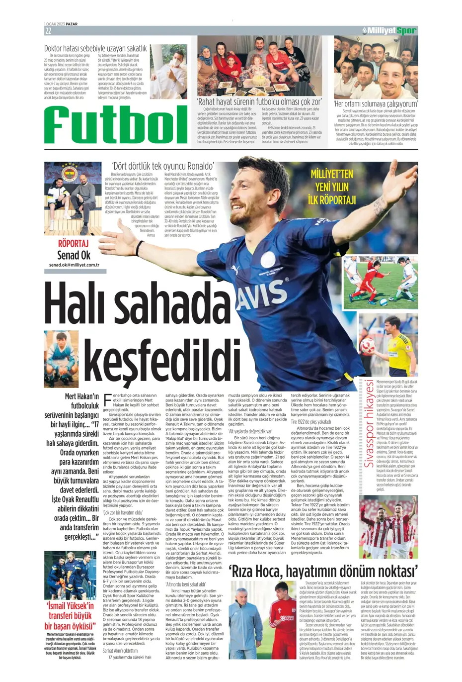 Sporun Manşetleri (1 Ocak 2023) - 22