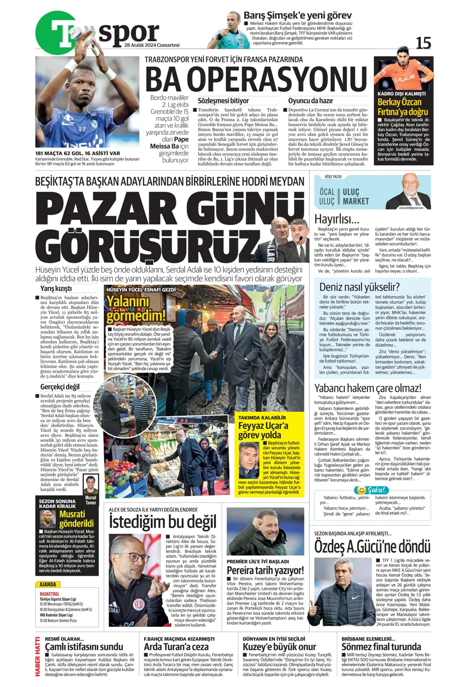 "Ronaldo'nun talebiyle En-Nesyri'ye 40 milyon euro" | Sporun manşetleri - 34